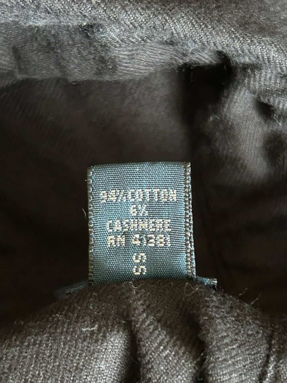 Polo Ralph Lauren Black Cotton/Cashmere Long Sleeve Button Down Shirt - Picture 6 of 9